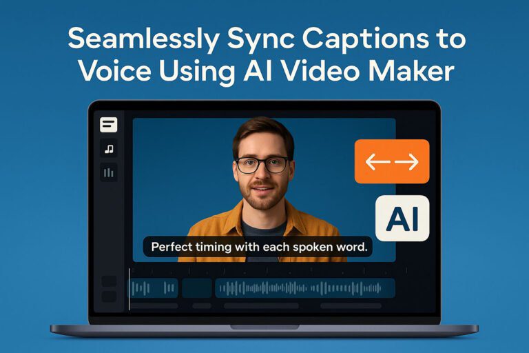 Seamlessly Sync Captions to Voice Using AI Video Maker