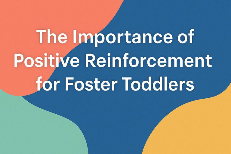 The Importance of Positive Reinforcement for Foster Toddlers