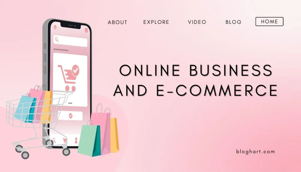 online business and e-commerce