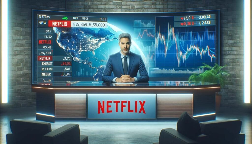 Financial News Reporting on Netflix Stock Updates