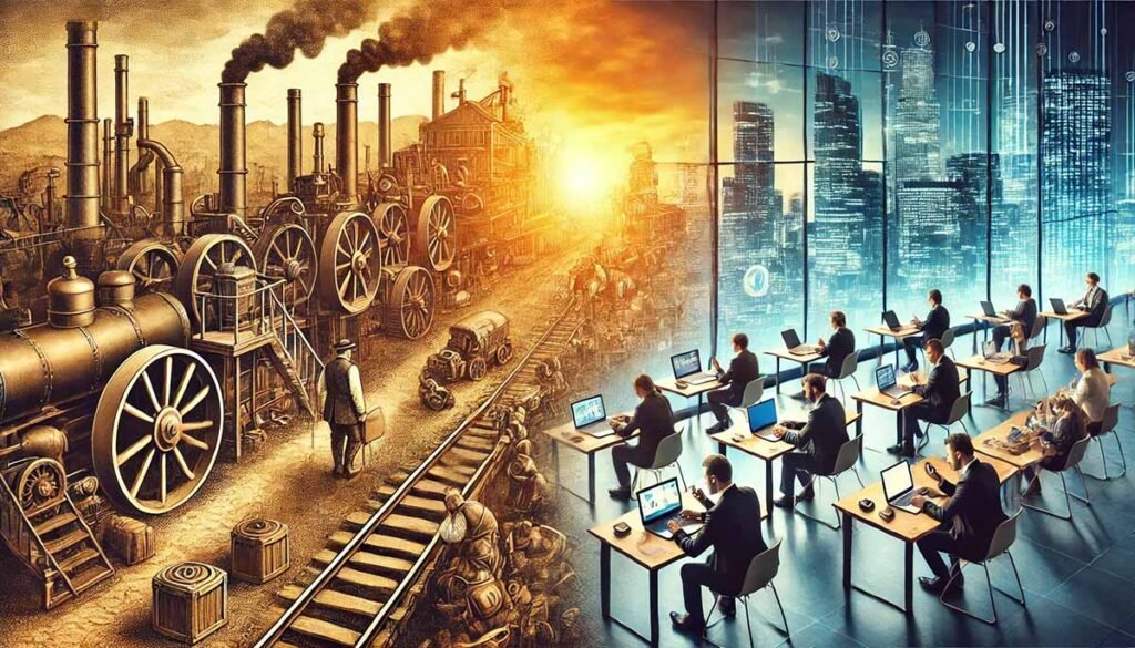 Industrial Revolution to Digital Age Shift