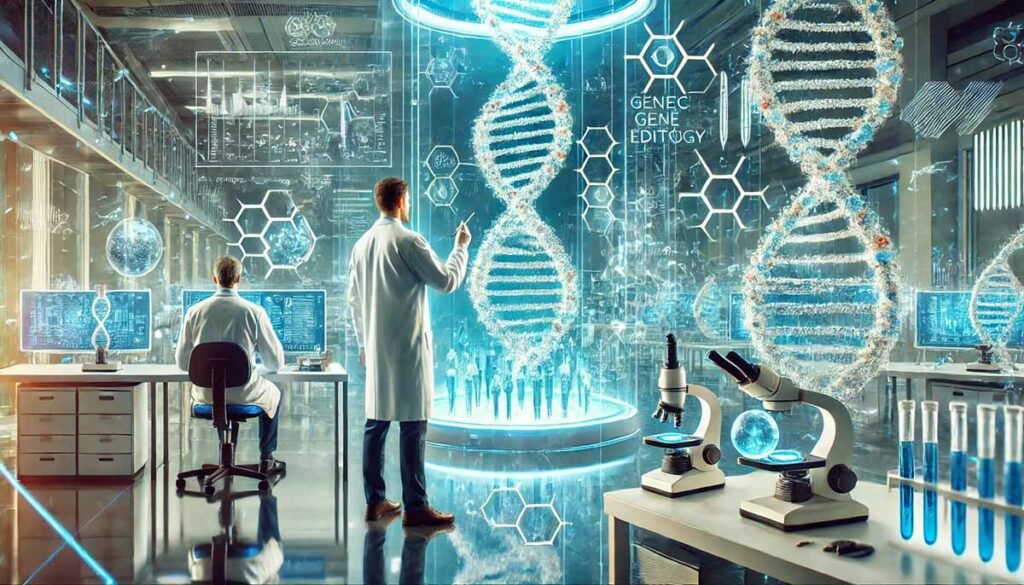 Biotechnology Lab Using CRISPR Technology