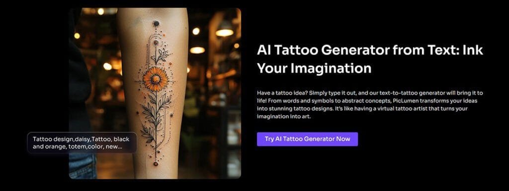 AI Tattoo Generator From Text