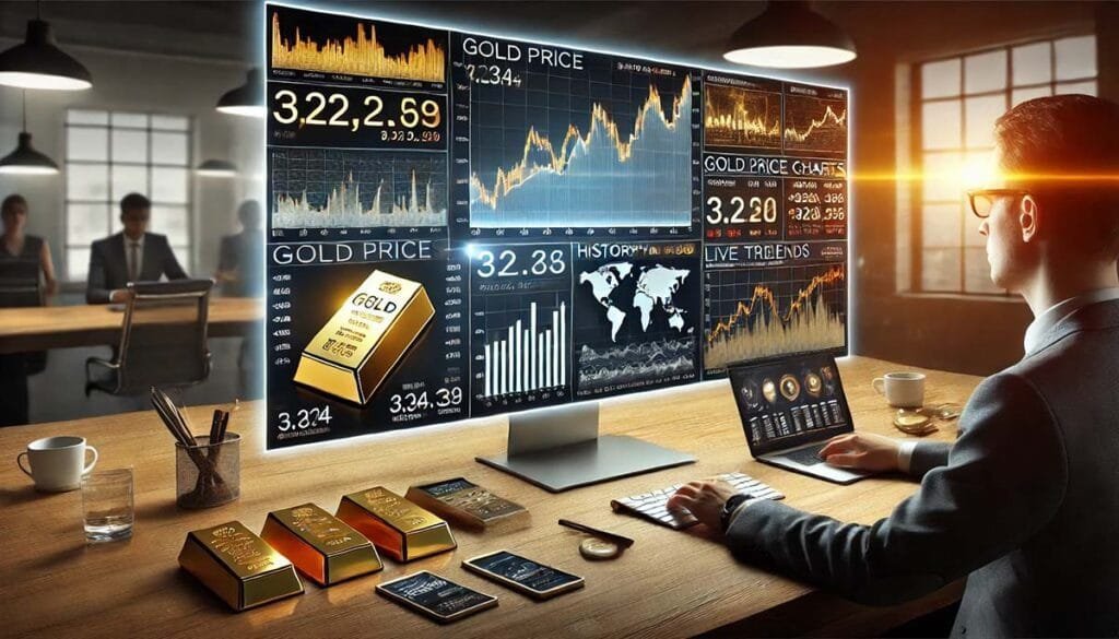 Gold Price Dashboard on Fintechzoom.com