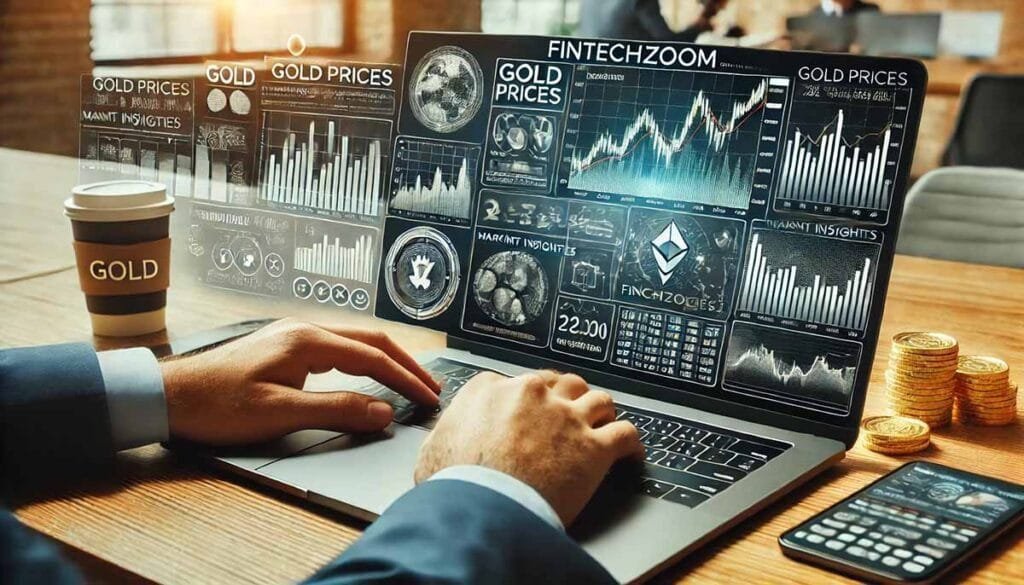 Investor Using Fintechzoom.com for Gold Trading
