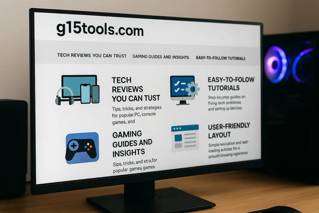Key Features of g15tools com in Focus