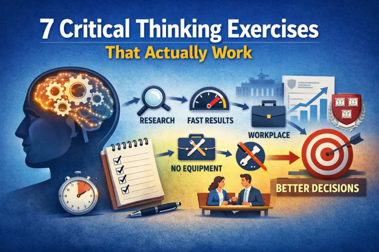 7 Critical Thinking Exercises That Actually Work