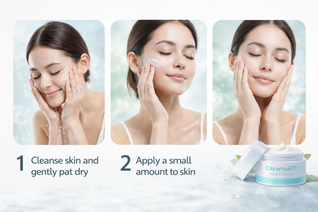 How to Use Cilxarhu677 Moisturizer Cream Correctly