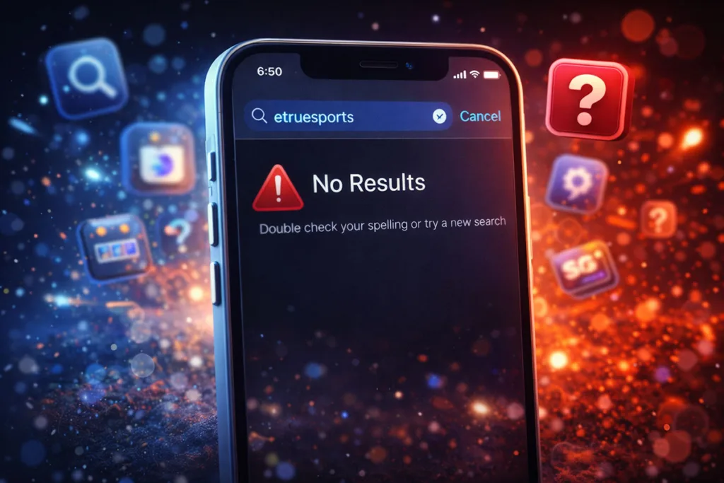 Is There an Official etruesports ios app on the App Store?