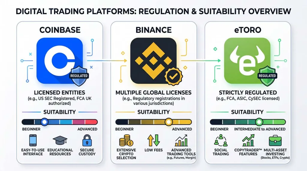 Adrian CryptoProNetwork: An Honest, Verified Guide 4 Coinbase Binance eToro comparison as safer crypto platform alternatives