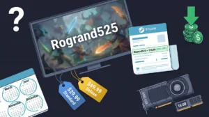 How much is the Rogrand525 game on PC — price guide showing Standard Edition at $29.99 and Deluxe Edition at $49.99 with Steam sale savings down to $18